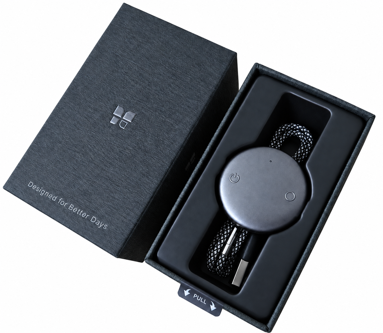 Dark Gray AMOFIT S Pro and package