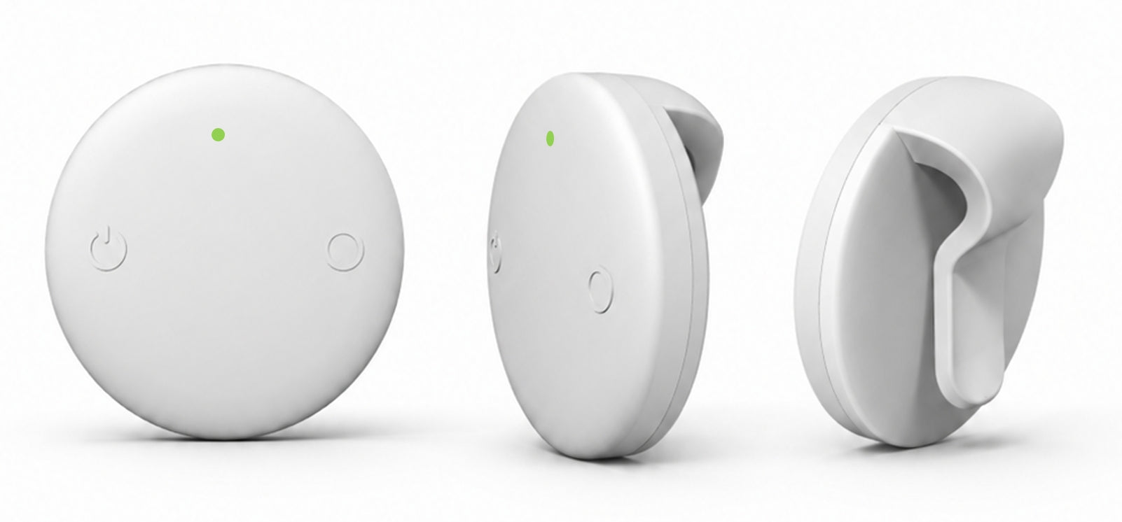 Product design views of AMOFIT S Pro, including the front and side